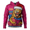 Brisbane Lions Hoodie Merry Christmas Down Under Footy Power Style