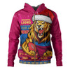 Brisbane Lions Hoodie Merry Christmas Down Under Footy Power Style