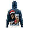 Carlton Hoodie Merry Christmas Down Under Footy Power Style