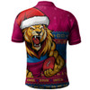 Brisbane Lions Polo Shirt Merry Christmas Down Under Footy Power Style