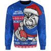 Western Bulldogs Sweatshirt Merry Christmas Down Under Footy Power Style