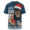 Carlton T-Shirt Merry Christmas Down Under Footy Power Style Carlton T-Shirt Merry Christmas Down Under Footy Power Style