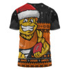 GWS GIANTS T-Shirt Merry Christmas Down Under Footy Power Style