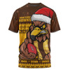 Hawthorn T-Shirt Merry Christmas Down Under Footy Power Style