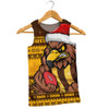 Hawthorn Men Singlet Merry Christmas Down Under Footy Power Style