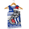 North Melbourne Men Singlet Merry Christmas Down Under Footy Power Style