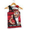 St Kilda Men Singlet Merry Christmas Down Under Footy Power Style