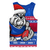 Western Bulldogs Men Singlet Merry Christmas Down Under Footy Power Style