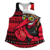 Essendon Women Racerback Singlet Merry Christmas Down Under Footy Power Style