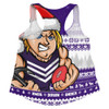Fremantle Women Racerback Singlet Merry Christmas Down Under Footy Power Style Fremantle Women Racerback Singlet Merry Christmas Down Under Footy Power Style