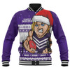 Fremantle Baseball Jacket Merry Christmas Down Under Footy Power Style