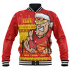 Gold Coast SUNS Baseball Jacket Merry Christmas Down Under Footy Power Style
