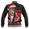 St Kilda Baseball Jacket Merry Christmas Down Under Footy Power Style