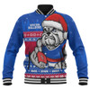 Western Bulldogs Baseball Jacket Merry Christmas Down Under Footy Power Style