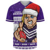 Fremantle Baseball Shirt Merry Christmas Down Under Footy Power Style