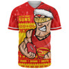 Gold Coast SUNS Baseball Shirt Merry Christmas Down Under Footy Power Style Gold Coast SUNS Baseball Shirt Merry Christmas Down Under Footy Power Style