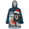 Carlton Snug Hoodie Merry Christmas Down Under Footy Power Style