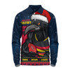 Adelaide Crows Long Sleeve Polo Shirt Merry Christmas Down Under Footy Power Style