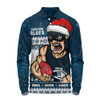 Carlton Long Sleeve Polo Shirt Merry Christmas Down Under Footy Power Style