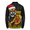 Richmond Long Sleeve Polo Shirt Merry Christmas Down Under Footy Power Style