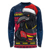 Adelaide Crows Long Sleeve T-shirt Merry Christmas Down Under Footy Power Style