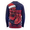 Melbourne Long Sleeve T-shirt Merry Christmas Down Under Footy Power Style