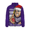Fremantle Padded Jacket Merry Christmas Down Under Footy Power Style