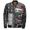 Collingwood Bomber Jacket Merry Christmas Knit Style Festive Spirit