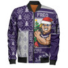 Fremantle Bomber Jacket Merry Christmas Knit Style Festive Spirit Fremantle Bomber Jacket Merry Christmas Knit Style Festive Spirit