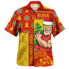 Gold Coast SUNS Hawaiian Shirt Merry Christmas Knit Style Festive Spirit
