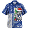 North Melbourne Hawaiian Shirt Merry Christmas Knit Style Festive Spirit