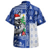 North Melbourne Hawaiian Shirt Merry Christmas Knit Style Festive Spirit