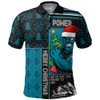 Port Adelaide Polo Shirt Merry Christmas Knit Style Festive Spirit