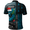 Port Adelaide Polo Shirt Merry Christmas Knit Style Festive Spirit