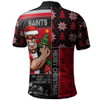 St Kilda Polo Shirt Merry Christmas Knit Style Festive Spirit
