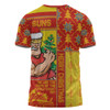 Gold Coast SUNS T-Shirt Merry Christmas Knit Style Festive Spirit