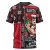 St Kilda T-Shirt Merry Christmas Knit Style Festive Spirit