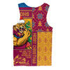 Brisbane Lions Men Singlet Merry Christmas Knit Style Festive Spirit