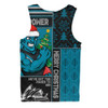 Port Adelaide Men Singlet Merry Christmas Knit Style Festive Spirit
