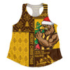 Hawthorn Women Racerback Singlet Merry Christmas Knit Style Festive Spirit