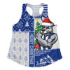 North Melbourne Women Racerback Singlet Merry Christmas Knit Style Festive Spirit