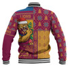 Brisbane Lions Baseball Jacket Merry Christmas Knit Style Festive Spirit Brisbane Lions Baseball Jacket Merry Christmas Knit Style Festive Spirit