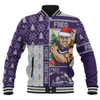 Fremantle Baseball Jacket Merry Christmas Knit Style Festive Spirit