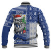 North Melbourne Baseball Jacket Merry Christmas Knit Style Festive Spirit