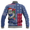 Western Bulldogs Baseball Jacket Merry Christmas Knit Style Festive Spirit