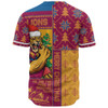 Brisbane Lions Baseball Shirt Merry Christmas Knit Style Festive Spirit