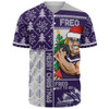 Fremantle Baseball Shirt Merry Christmas Knit Style Festive Spirit Fremantle Baseball Shirt Merry Christmas Knit Style Festive Spirit