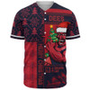 Melbourne Baseball Shirt Merry Christmas Knit Style Festive Spirit
