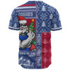 Western Bulldogs Baseball Shirt Merry Christmas Knit Style Festive Spirit