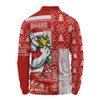 Sydney Swans Long Sleeve Polo Shirt Merry Christmas Knit Style Festive Spirit